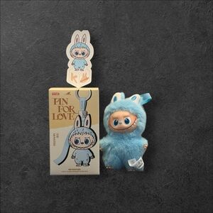 [AUTHENTIC] Pop Mart Labubu – Pin for Love Plush Pendant - “K”